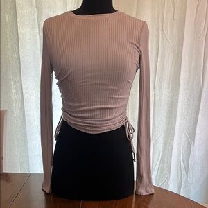 Ribbed Long Sleeve Top